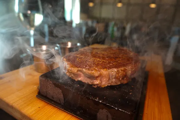 Avi’s Steak on a Stone