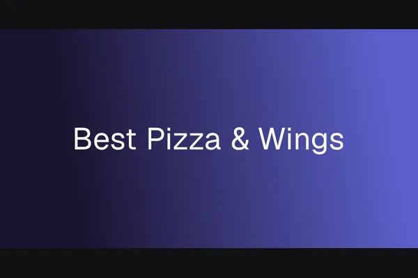 Best Pizza & Wings