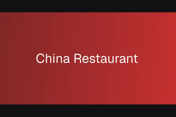 China Restaurant