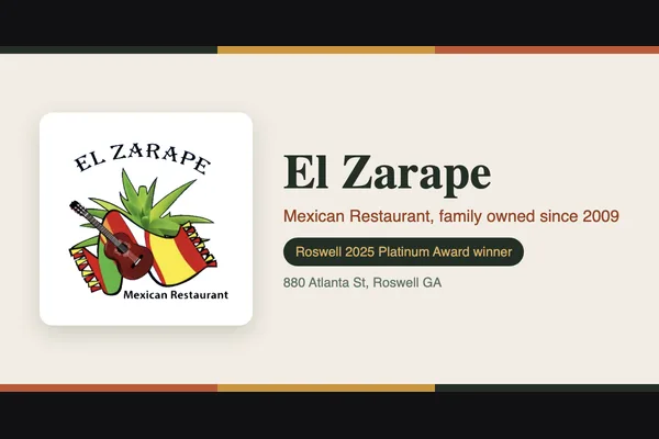 El Zarape Mexican Restaurant