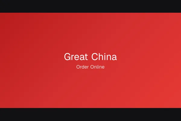 GREAT CHINA Chinese Restaurant