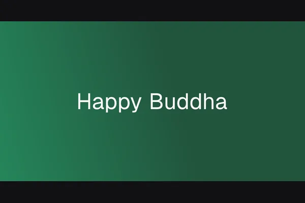 Happy Buddha