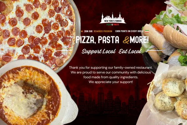 New York's Famous Pizza and Pasta