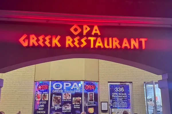 Opa Greek Restaurant in Naples, FL