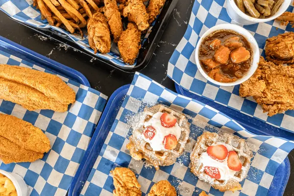 Suthern Cluck Chicken and Waffle