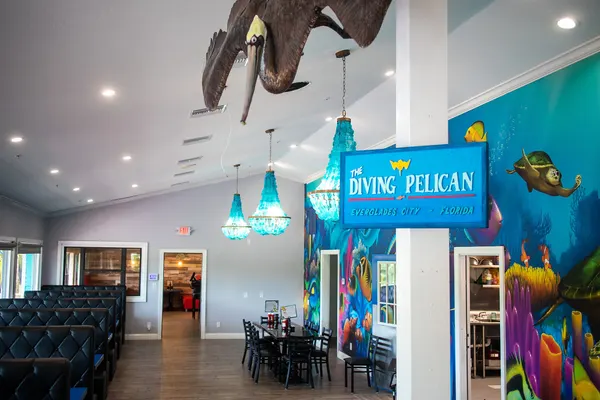 The Diving Pelican Restaurant & Bar in Everglades City, FL
