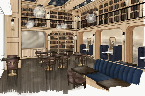 The Library - inspired by the George Peabody Library