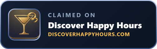 Claimed on DiscoverHappyHours