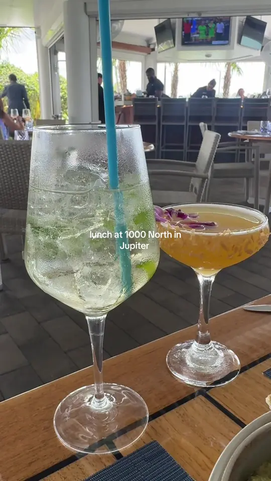 1000 NORTH in Jupiter showing visit, brunch, video by itsmeligalindo on TikTok