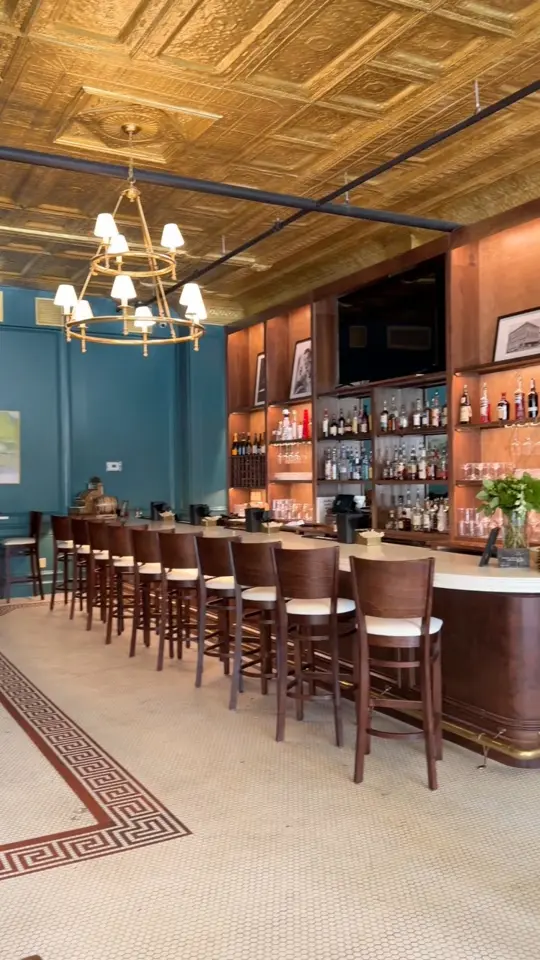 1906 Brasserie in Albany showing restaurant visit, cuisine, catering, event space rentals, mocktails, video by Kandace Blake on Facebook