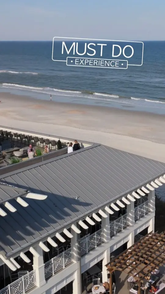 1912 Ocean Bar And Rooftop in Ponte Vedra Beach showing cocktail, handcrafted cocktails / food, coastal bites / atmosphere, ocean views, video by St. Augustine, Florida on Facebook