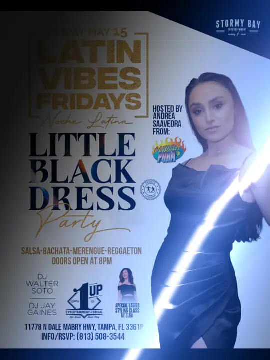 1Up Entertainment + Social in Tampa showing event, ladies night party, live music, dj, video by stormybayentertainment on TikTok