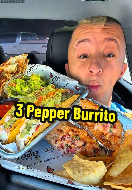 3 Pepper Burrito Company in Estero showing burrito, fast food, video by jshock9nine on TikTok