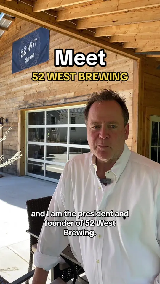 52 West Brewing in Dahlonega showing craft beer, community atmosphere, homegrown episode mention, video by discover.dahlonega on TikTok
