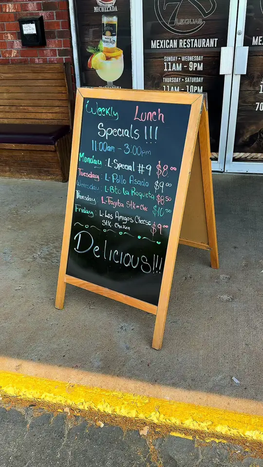 7 Leguas Mexican Restaurant in Lavonia showing review, visit, video by merchantguild.biz on TikTok