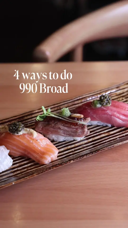 990 Broad in Augusta showing sushi, sashimi, video by 990broad on TikTok