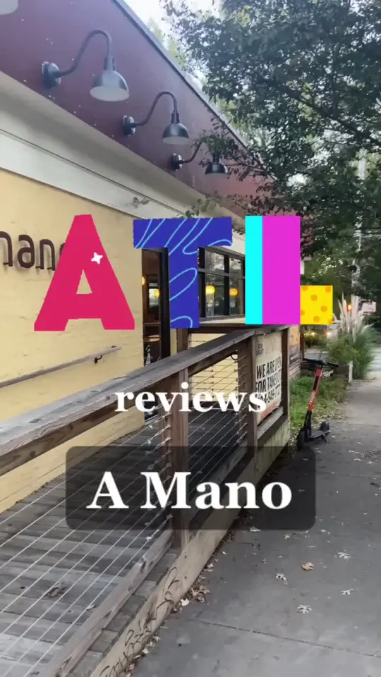 a mano in Atlanta showing restaurant review, food, video by yumatlanta on TikTok