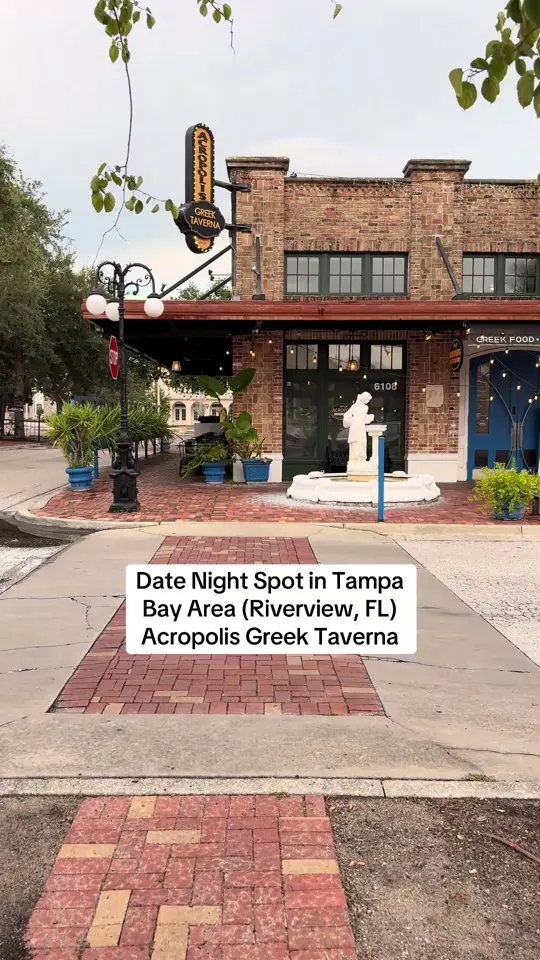 Acropolis Greek Taverna - New Tampa in Tampa showing food, drinks, atmosphere, video by therealranmusi on TikTok
