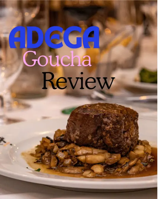 Adega Gaucha in Orlando showing review, atmosphere, dining experience, video by katebake7 on TikTok