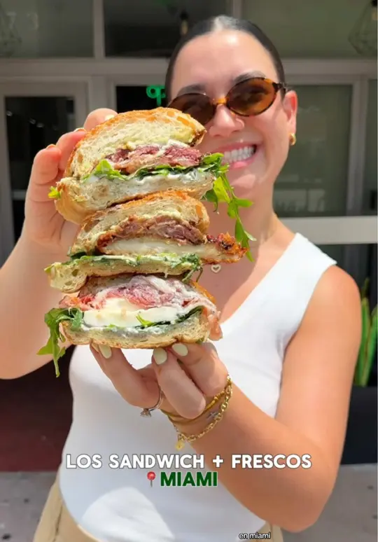 Adriano's Doral in Doral showing food review, sandwich, prosciutto burrata, prosciutto truffle, tomato soup, video by comidisa on TikTok