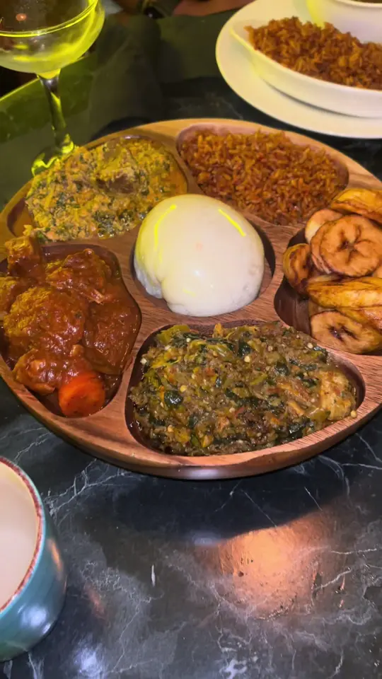 African Soulfood in Marietta showing review, african food, video by zhane.x2 on TikTok