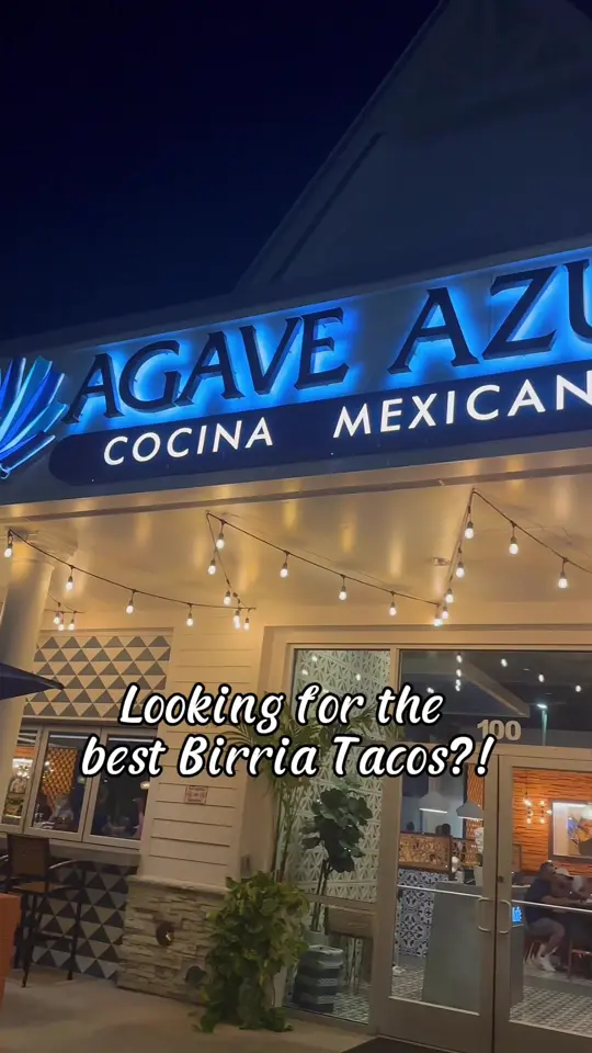 Agave Azul Windermere in Windermere showing restaurant, mexican food, tacos, birria, video by onoliciousadventures on TikTok