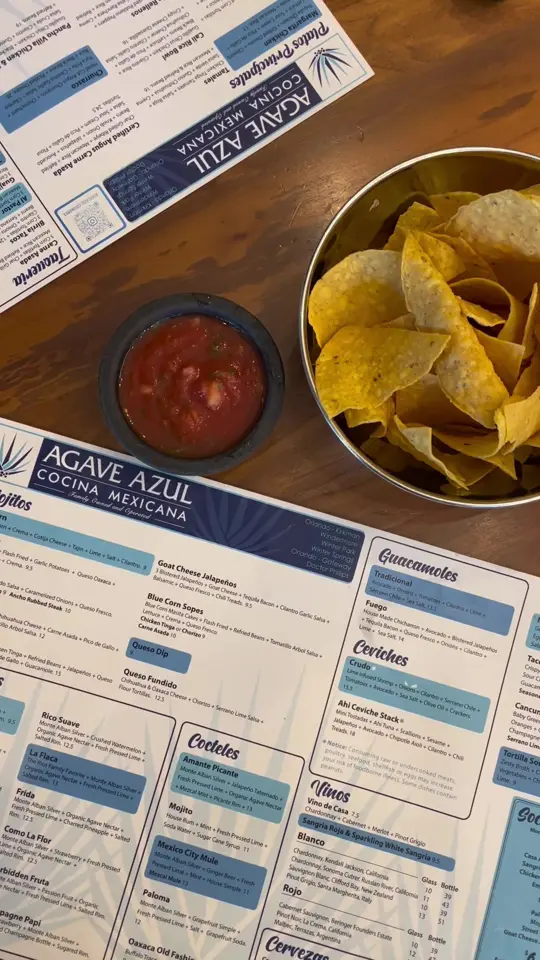 Agave Azul Winter Springs in Winter Springs showing delicious mexican food, cocktails, video by 407eats on TikTok