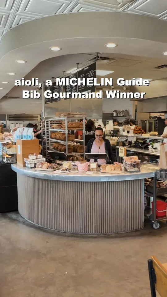 aioli in West Palm Beach showing restaurant visit, sourdough bread, artisanal pastries, gourmet sandwiches, video by Discover The Palm Beaches on Facebook