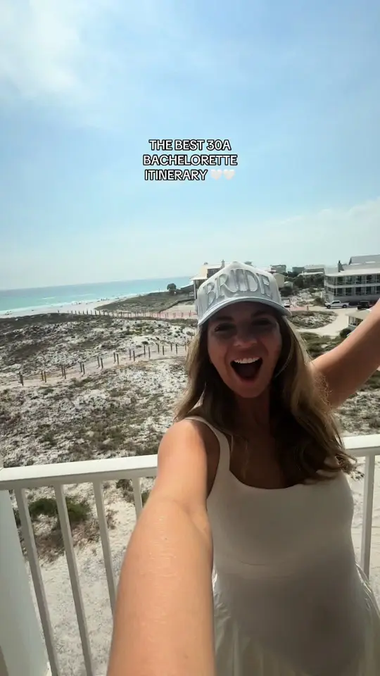 AJ's Grayton Beach in 30A showing visit, bachelorette itinerary, dinner, drinks, video by annabrowniie on TikTok