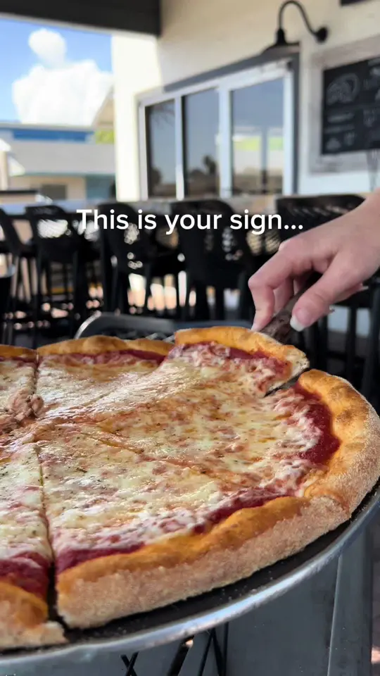 Al's Pizza in Jacksonville showing pizza, restaurant visit, video by alspizzajax on TikTok