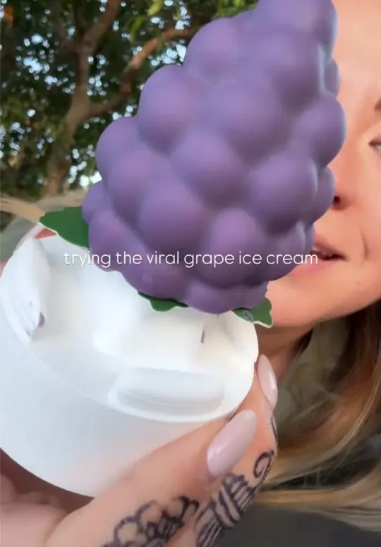 Al-Salam Halal Mediterranean Restaurant in Plantation showing food, grape ice cream, video by cubanbabiieats on TikTok