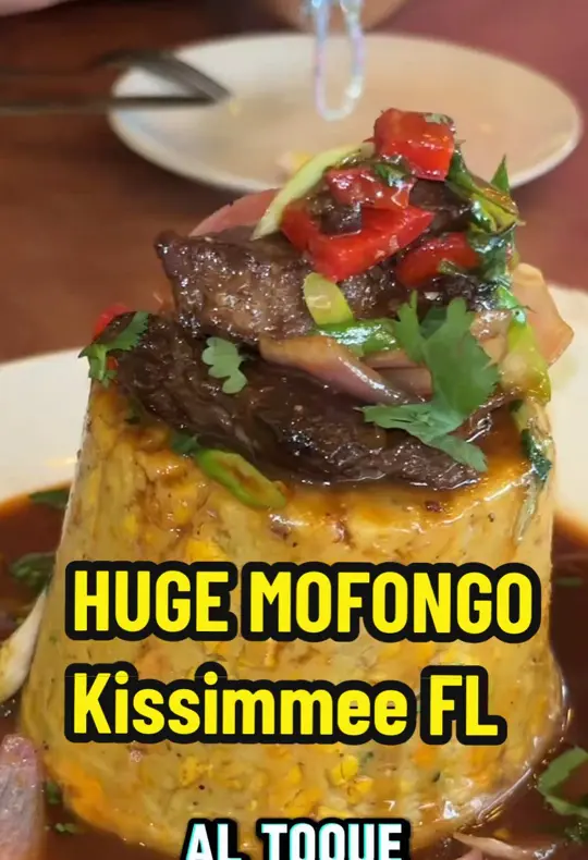 Al Toque Perurrican Fusion in Kissimmee showing review, visit, latin cuisine, video by holographicmami on TikTok