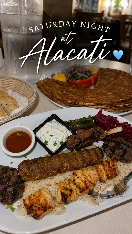  in Florida showing review, visit, atmosphere, service, food, fresh bread, char-grilled octopus, lahmacun, mixed grill, kazandibi, video by Eat with Yadi on Facebook