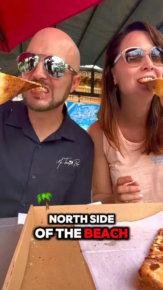 Alba Pizza & Cafe in Clearwater Beach showing pizza, review, visit, video by Clearwater Beach is Awesome on Facebook