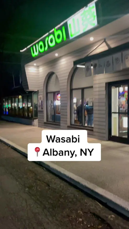 Albany Wasabi in Albany showing review, sushi, video by alexandra_mariah28 on TikTok
