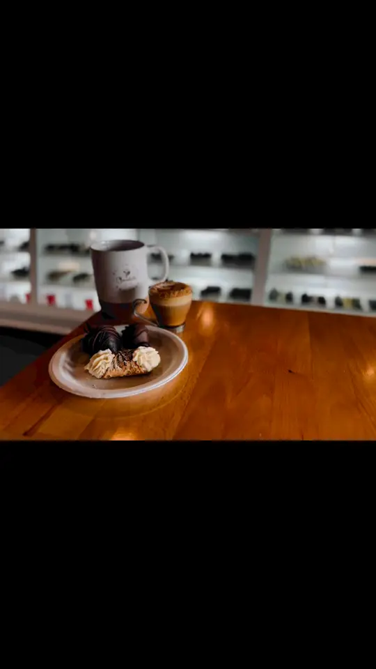 All Things Chocolate & More in Rincon showing coffee, cannolis, chocolates, video by All Things Chocolate & More. on Facebook
