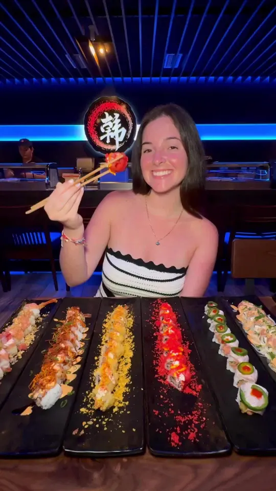 All You Need in Sunny Isles Beach showing sushi, all you can eat, video by treatyoselfeverywhere on TikTok