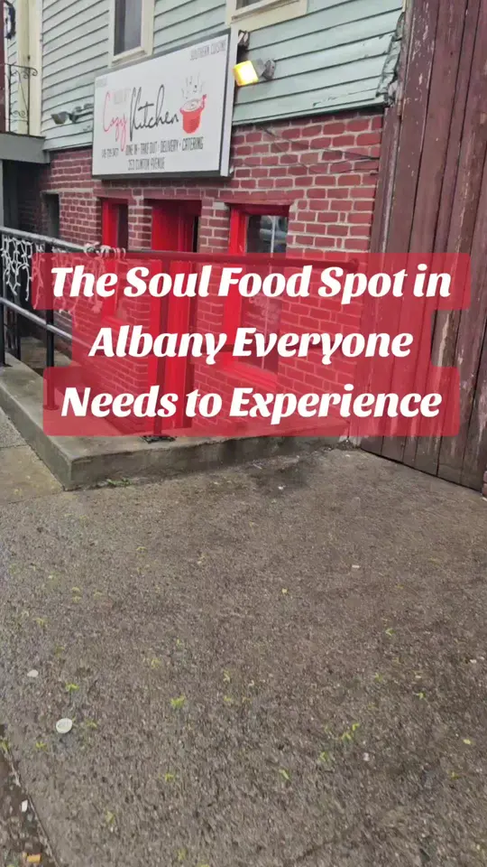 Allie B's Cozy Kitchen in Albany showing review, visit, video by exuberant_traveler on TikTok