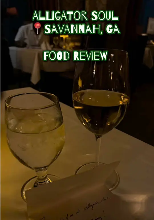 Alligator Soul Restaurant in Savannah showing review, atmosphere, service, video by kamariyanna_ on TikTok