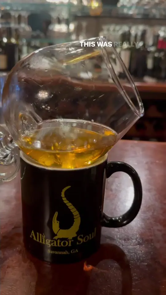 Alligator Soul Restaurant in Savannah showing review, visit, fall menu, video by annasizemorerealestate on TikTok