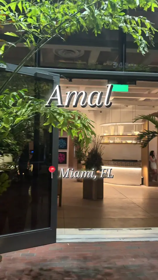 Amal Miami in Miami showing review, visit, video by alex.oh.eats on TikTok