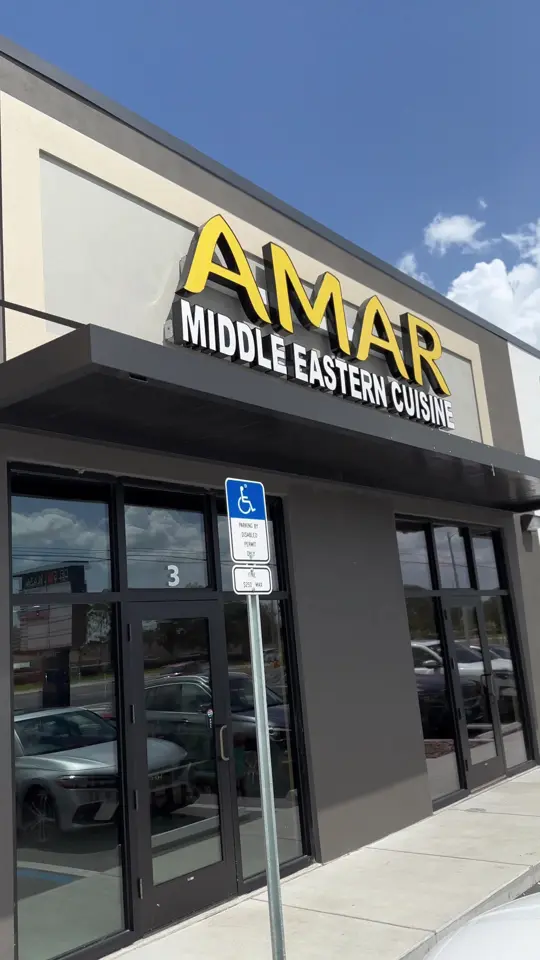  in Florida showing review, visit, middle eastern food, falafel, chicken tawouk, kababs, kafta, video by whatsindepot on TikTok