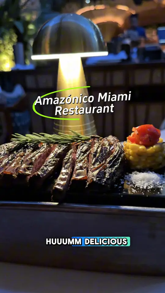 Amazónico Miami in Miami showing visit, atmosphere, cuisine, latin american food, brazilian food, peruvian sushi, video by erica.t..stump on TikTok