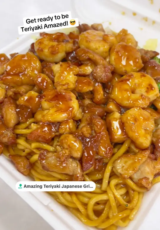 Amazing Teriyaki Japanese Grill Express in Jonesboro showing chicken teriyaki, lunch, dinner, quick service, japanese restaurant, video by applasomedia on TikTok