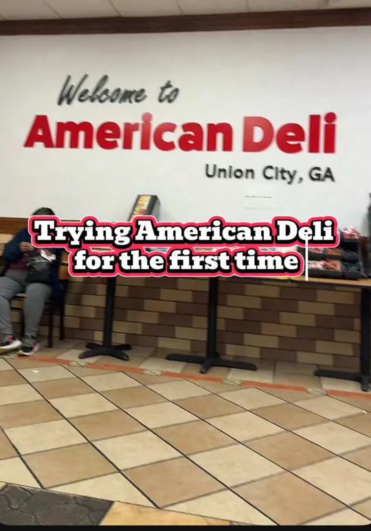 American Deli in East Point showing visit, chicken wings, video by jaylyinn on TikTok