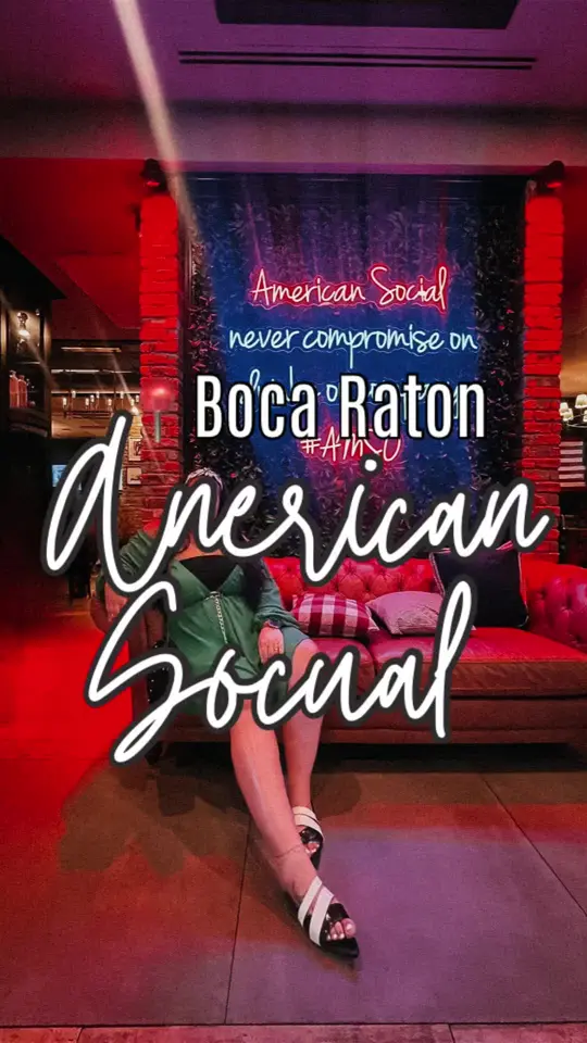 American Social - Bar & Kitchen - Boca Raton on TikTok, video by ginafiedcreations
