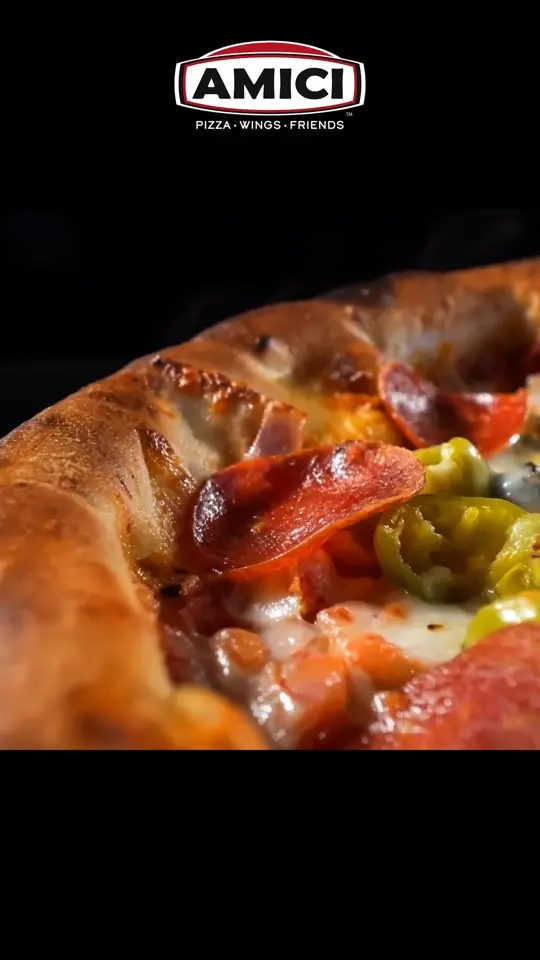Amici Madison in Madison showing pizza, wings, burgers, pasta, video by Amici Madison on Facebook