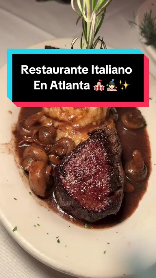 Amore e Amore in Atlanta showing italian food, restaurant visit, video by marymatheustraveler on TikTok