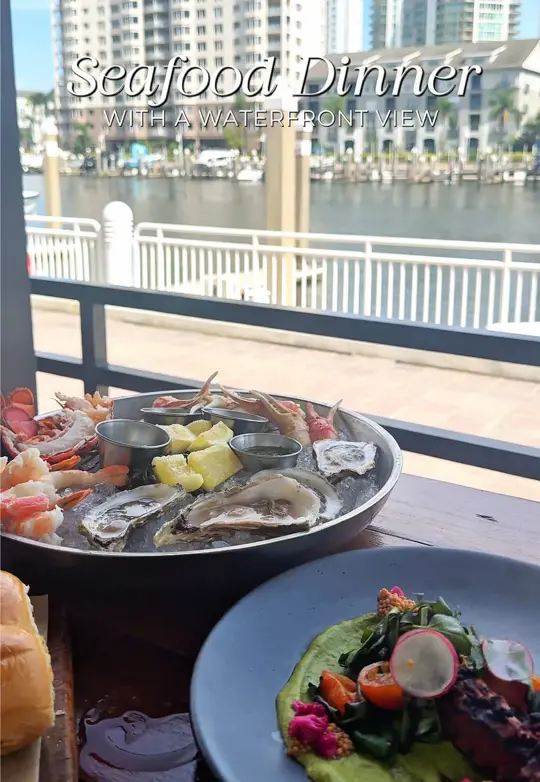 Anchor And Brine in Tampa showing review, visit, grilled spanish octopus, video by denalovesfood on TikTok