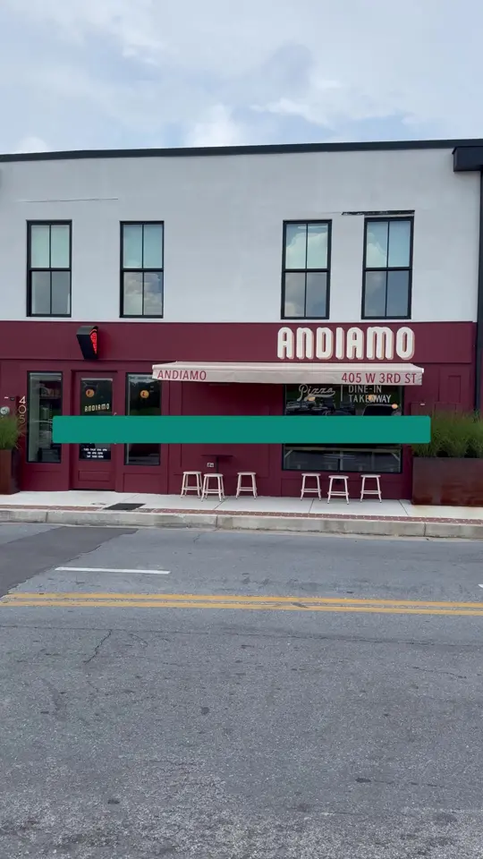 Andiamo Rome in Rome showing review, visit, pizza, sausage and peppers pizza, garlic knots, white sangria, tiramisu, video by the_real_jenny_smith on TikTok